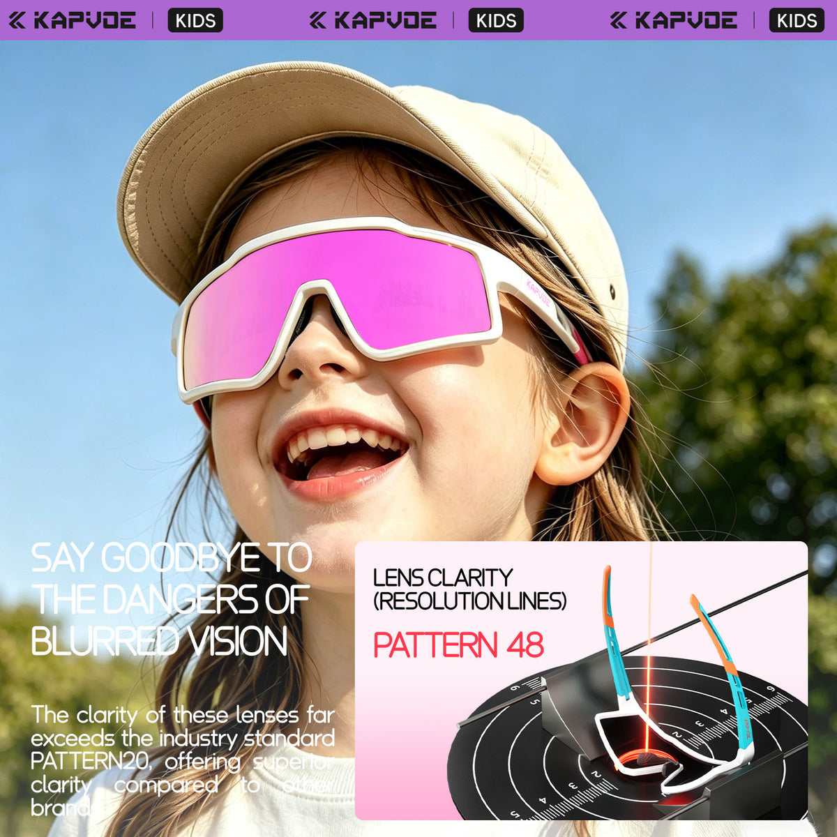 Kapvoe Children's Glasses girl