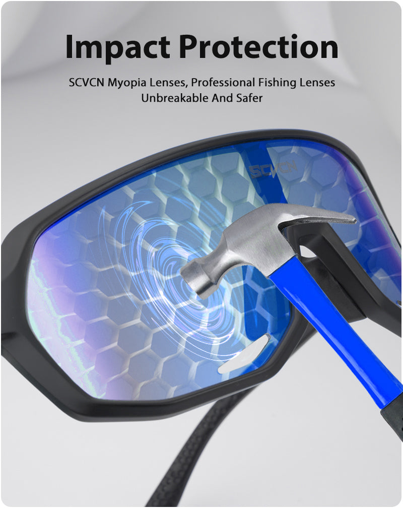 SCVCN  sports sunglasses blue