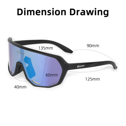 SCVCN  sports sunglasses blue