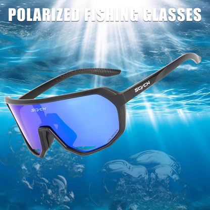 SCVCN  sports sunglasses blue