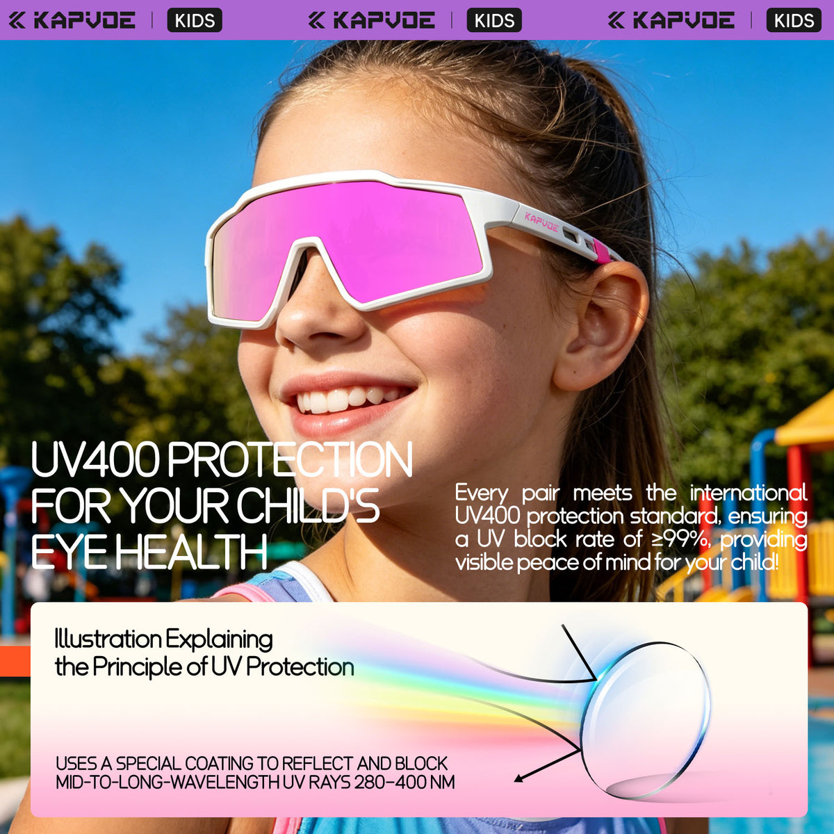 Kapvoe Children's Glasses girl